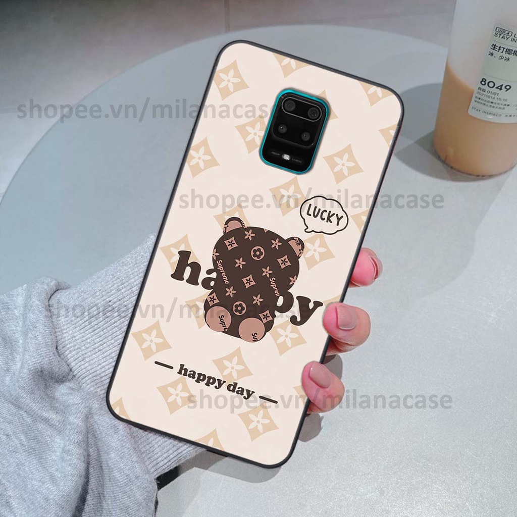 Ốp Xiaomi Redmi Note 9 / Note9s / Note 9 Pro gấu be@rBrick gấu Teddy Kaws siêu đẹp, phong cách, cá tính