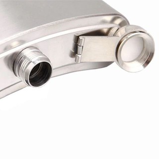 Bình đựng rượu mini kim loại (có tặng kèm phễu)