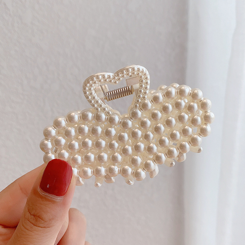 Kẹp Tóc Đính Ngọc Trai Thời Trang Phong Cách Hàn Quốc 19 Kiểu