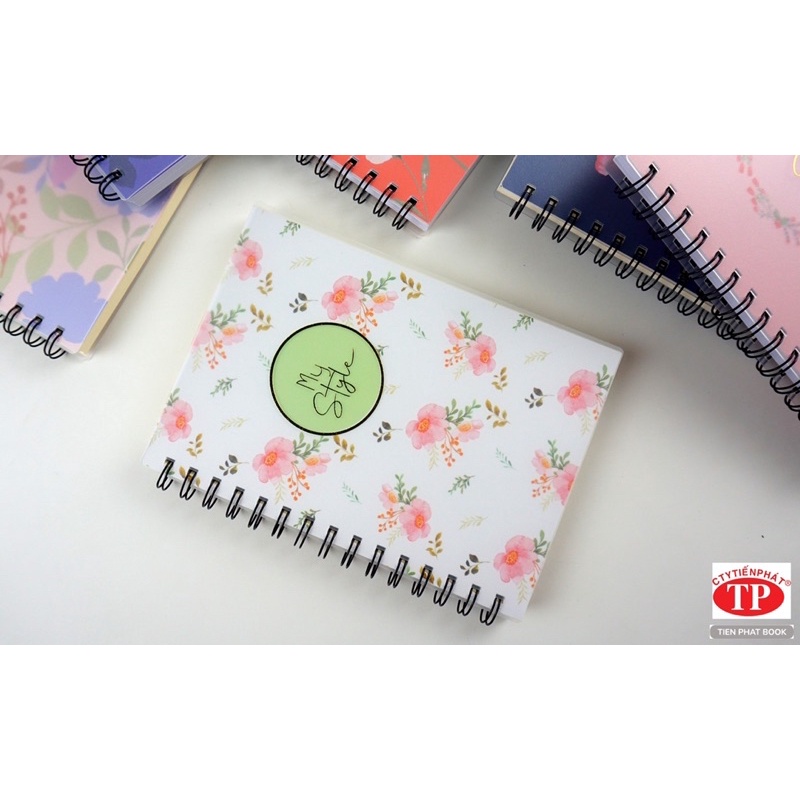 Sổ lò xo A5 bìa nhựa PP dày 160 trang  MyStyle - TienPhatBook