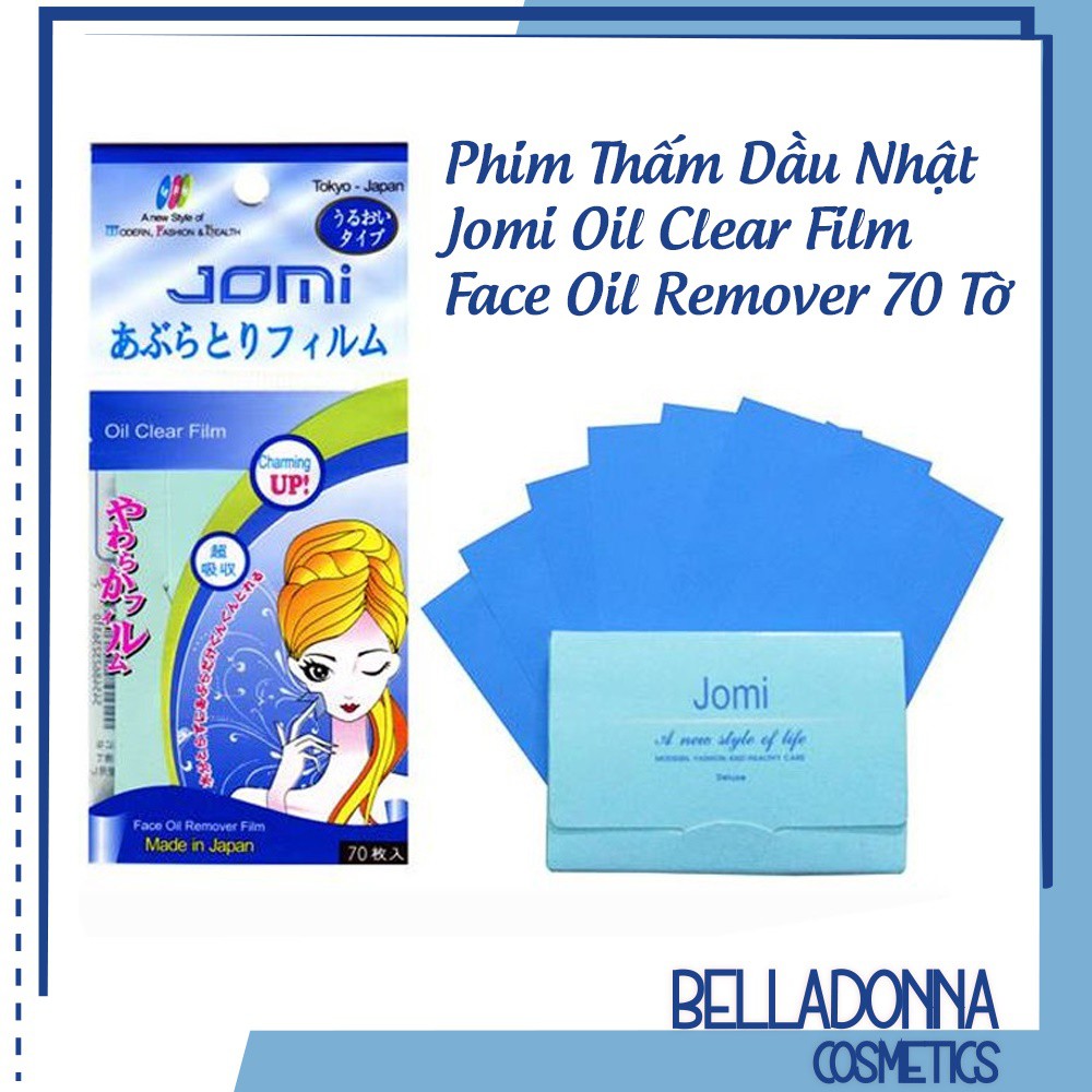 Giấy Thấm Dầu Jomi Face Oil Remover Film [1 Gói 70 Miếng]