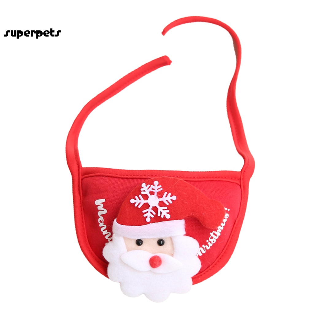 Khăn choàng cổ hóa trang giáng sinh dễ thương cho thú cưng