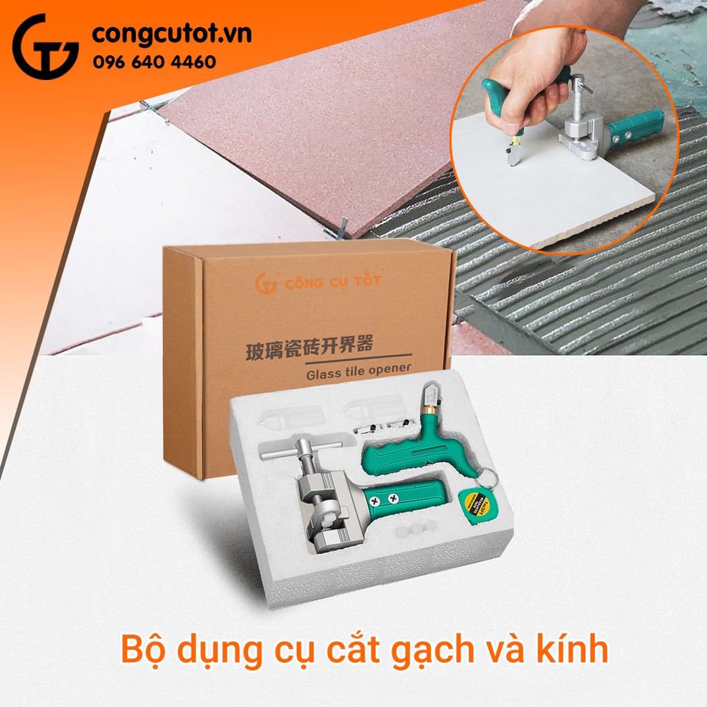 Bộ dụng cụ cắt bẻ gạch men và kính