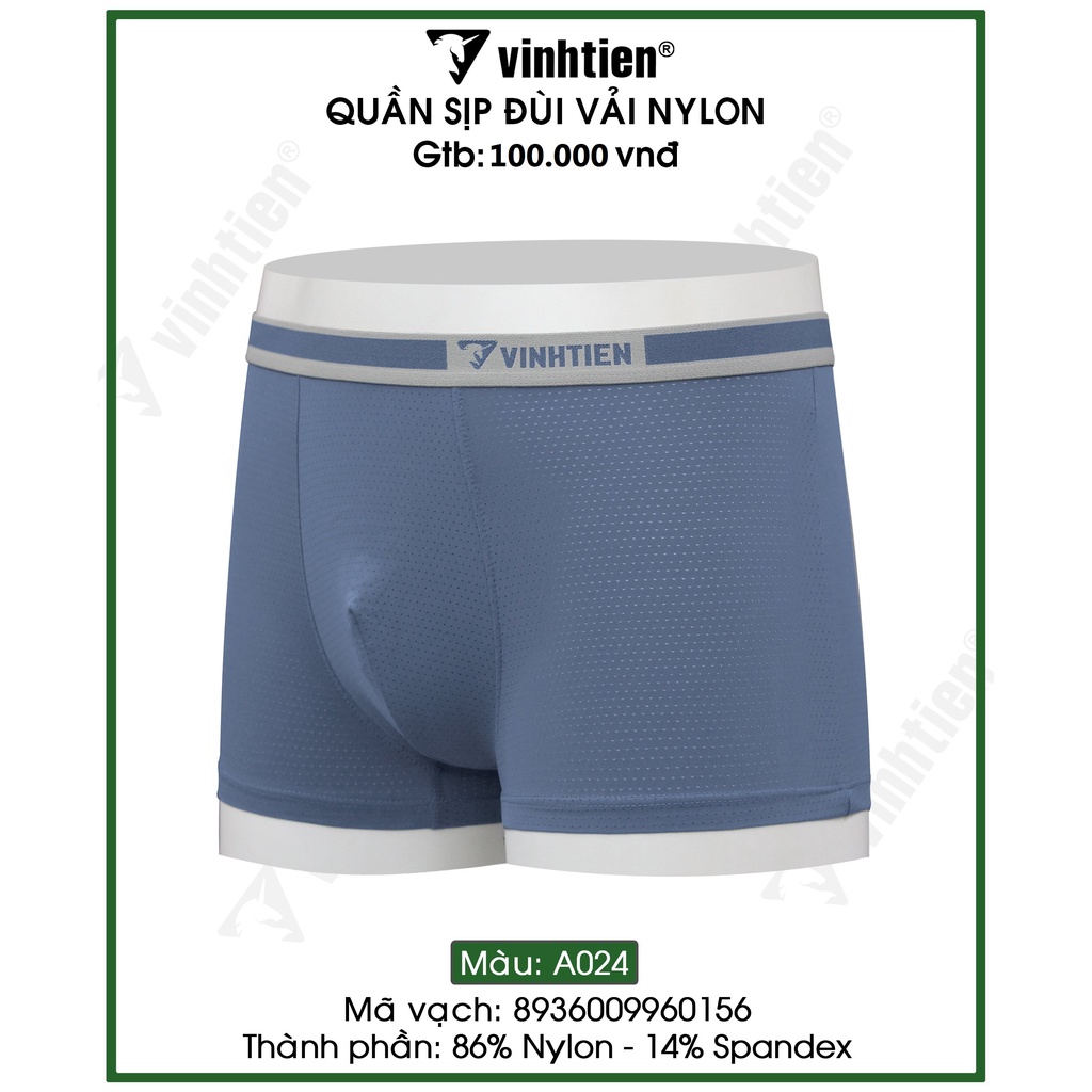[Combo Tiết Kiệm] Combo 10 Quần Lót Đùi Nam Thun Lạnh  Vĩnh Tiến 100