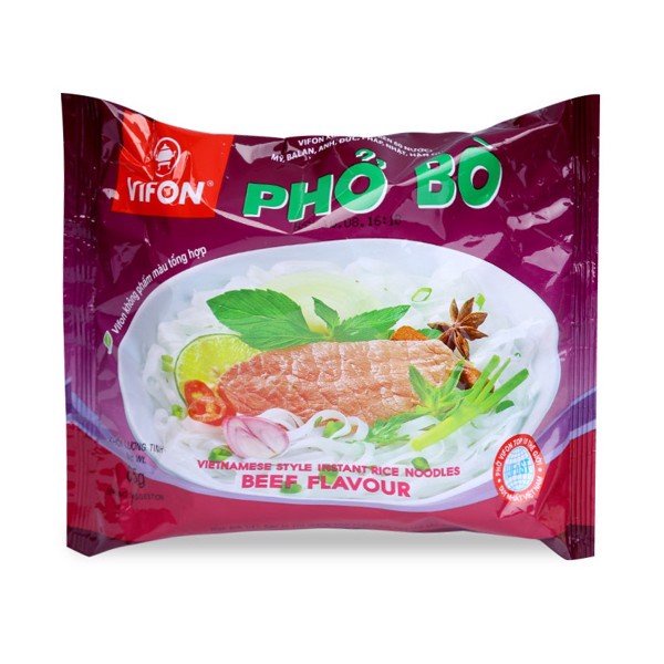 Set 5 gói phở bò Vifon 65g/bánh đa cua Vifon gói 60g