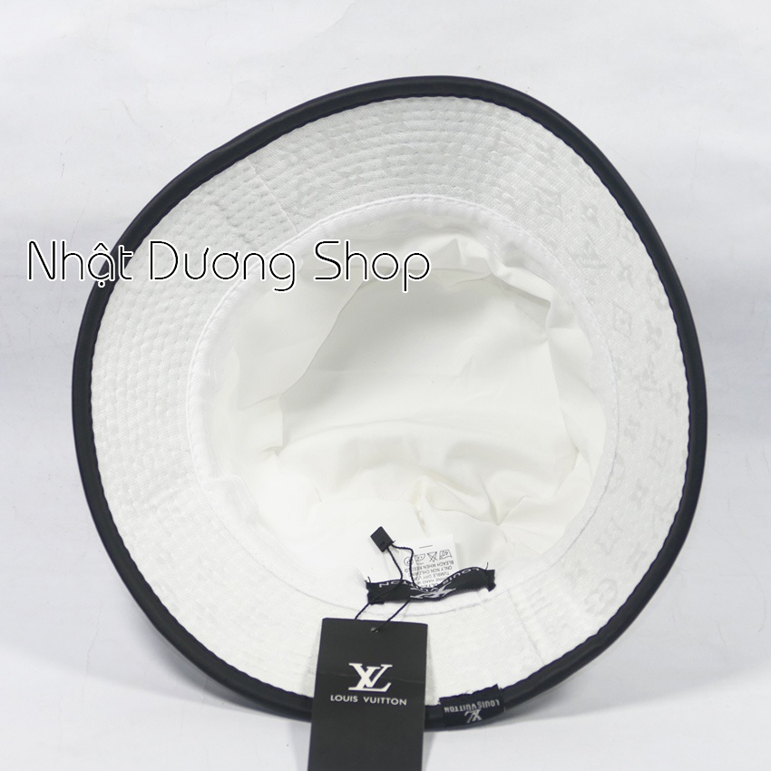 Mũ Bucket, Nón Bucket Tai Bèo có mặt da gắn mặt sắt nổi bật- Vải Cotton cao cấp phù hợp cả nam và nữ.