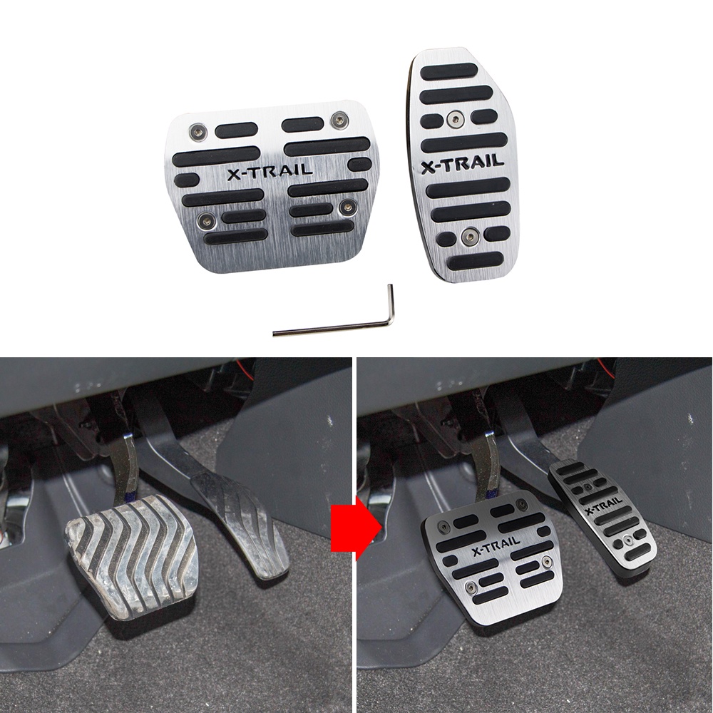 Vỏ Bọc Bàn Đạp Chân Ga / Thắng Cho Xe Hơi Nissan X-trail Xtrail Rogue T32 2014 2015 2016 2017 2018 2019 2020 AT
