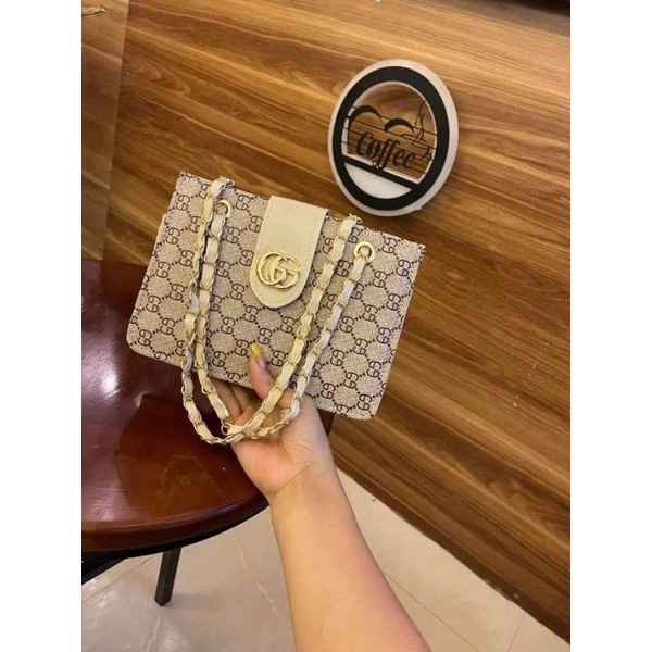 Túi gc kẹp nách đeo chéo kèm nơ