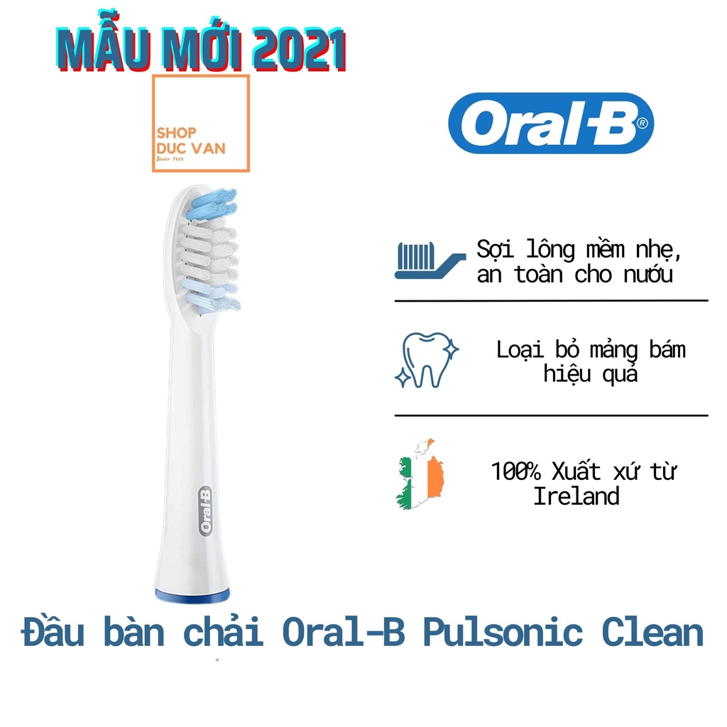 Đầu Bàn Chải Thay Thế Pulsonic Clean Đầu Lông Mềm Dành Cho Trẻ Em và Người Có Chân Răng Nhạy Cảm