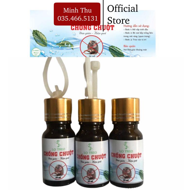 Tinh dầu chuột treo khoang máy ô tô đuổi chuột hiệu quả dung tích 10ml