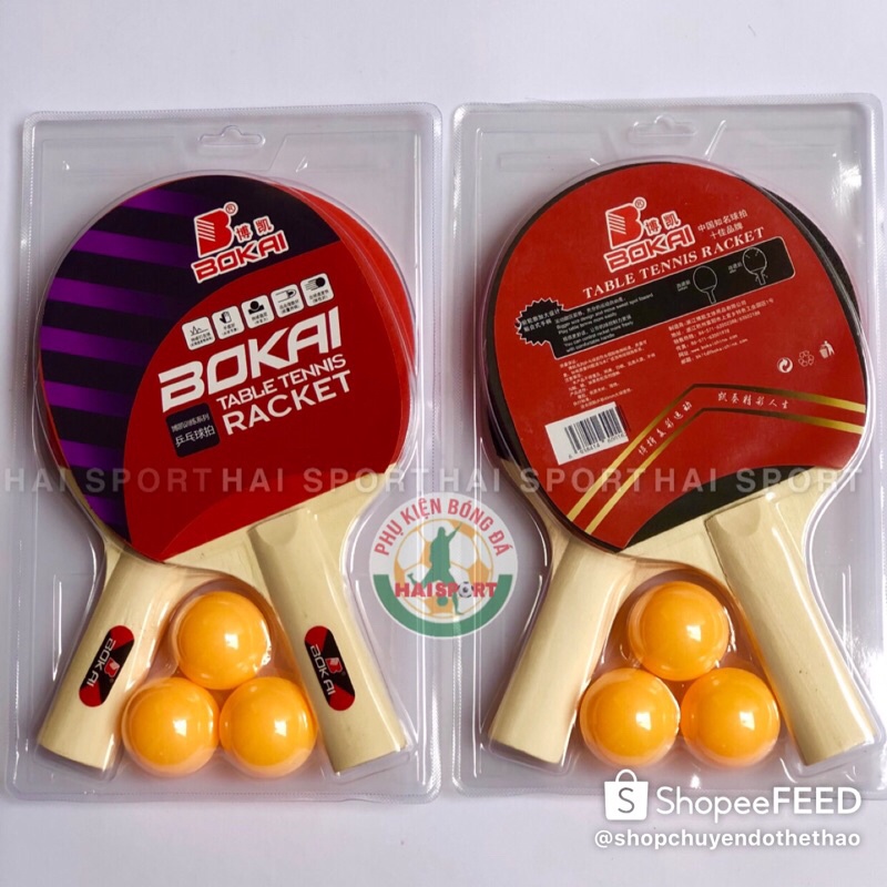 Vợt bóng bàn BOKAI 1002 Kèm bao đựng vợt cao cấp
