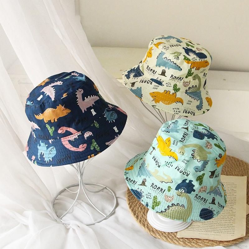 Nón Bucket hoạ tiết hoạt hình đáng yêu cho bé
