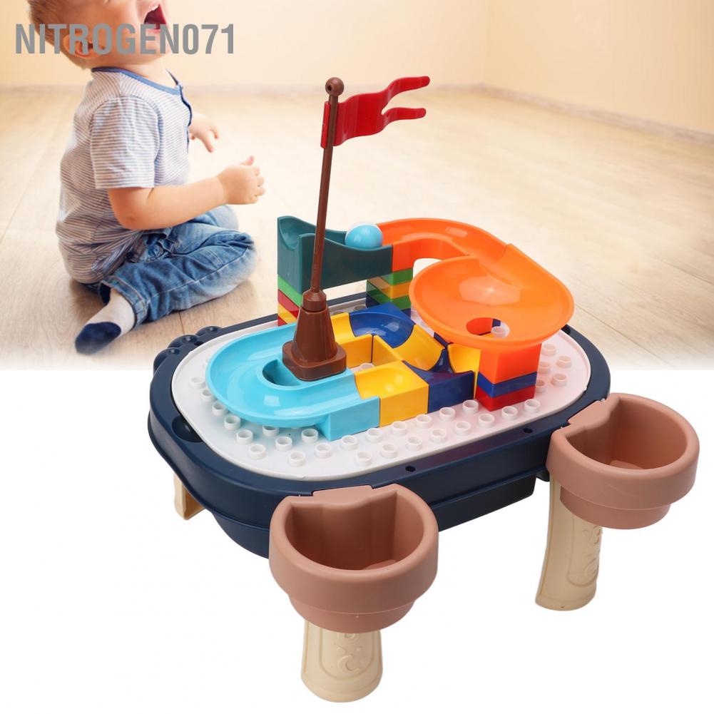 Nitrogen071 6 in 1 Bàn xếp lego đa năng cho bé, chất liệu nhựa nguyên sinh ABS Cao cấp