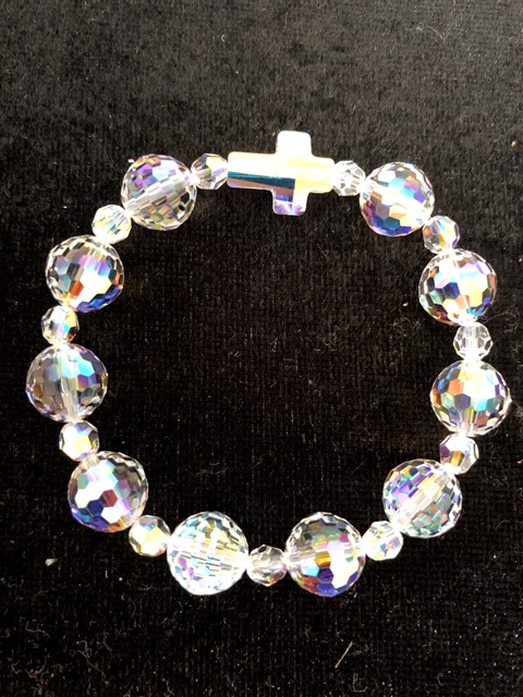 Vòng Tay Pha Lê Áo_Chuỗi 10 Kinh 10ly Giác Nhuyễn