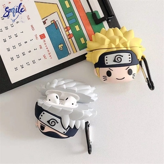 【Ready】Anime Cute Q Naruto Sasuke Case For AirPods 1 2 Charging Box Soft Silicone Wireless Bluetooth Earphone protective Cover Coque