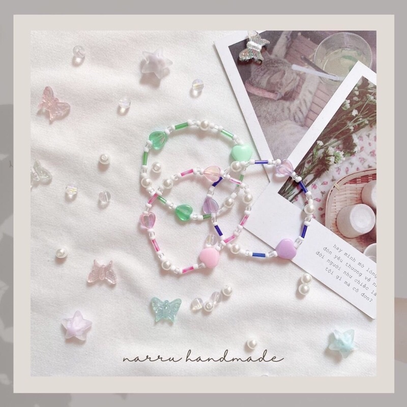 Vòng tay handmade trái tim