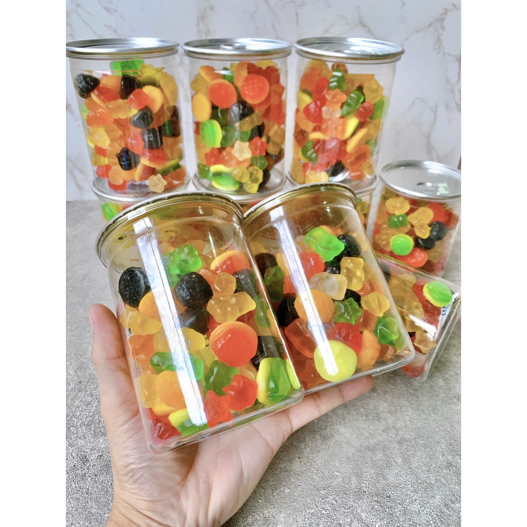 Kẹo chip chip nhiều vị 400g hũ pet tiện lợi, ăn vặt LASTFOOD Hà nội với các món ăn vặt hương vị vùng miền ngon giá tốt