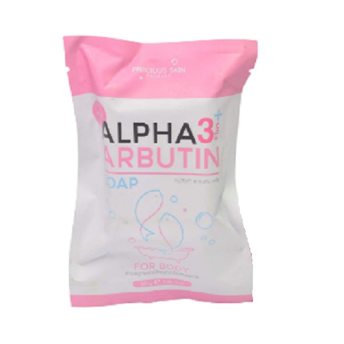 Xà phòng kích trắng Alpha Arbutin Collagen Soap 80g Thái Lan