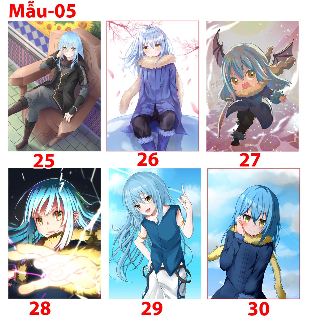 Poster, tranh dán tường, áp phích anime Tensei Shitara Slime Datta Ken - Rimuru Tempest