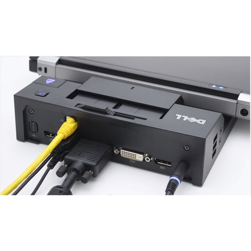 Docking laptop Dell Pr03x mở rộng nhiều cổng gắn thành 4 màn hình