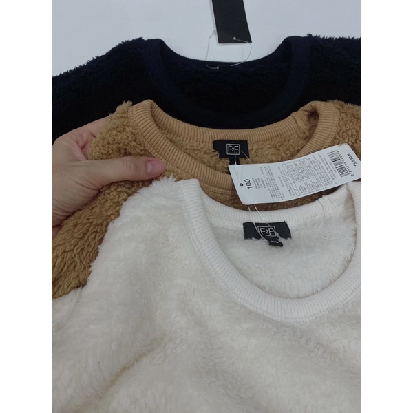 Áo sweater lông form dài xuất Hàn