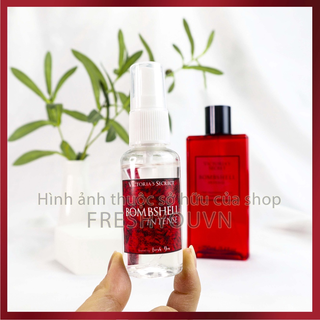 Bombshell Intense - Xịt thơm toàn thân body mist Victoria's Serect - Gỗ