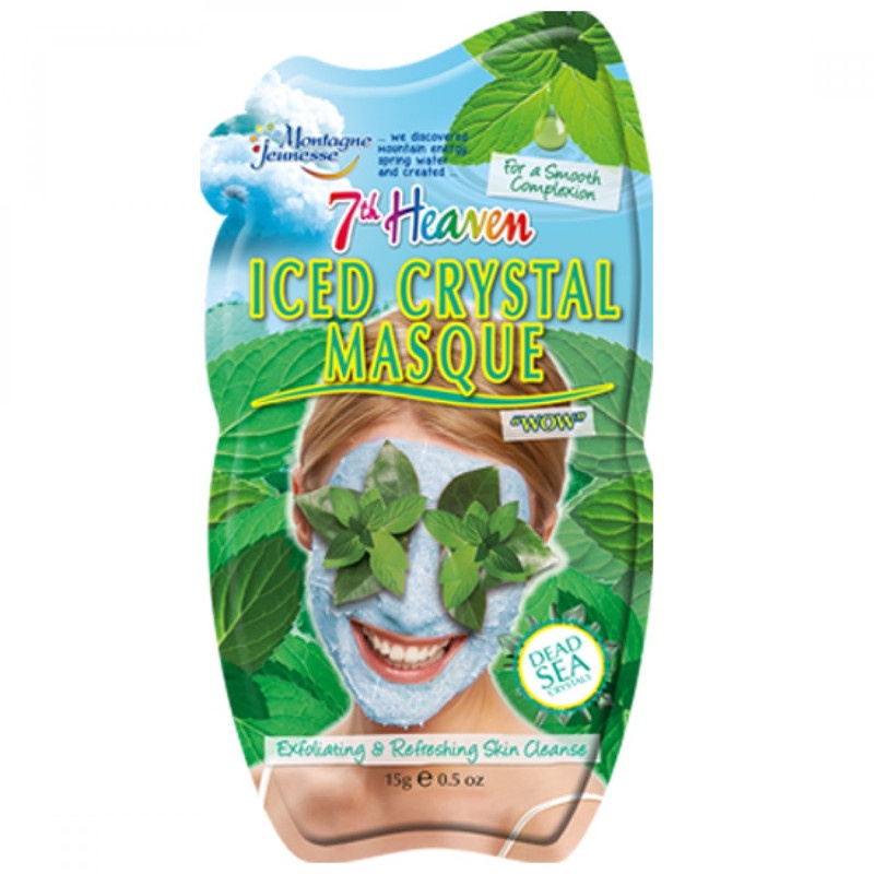 Mặt nạ tẩy tế bào chết tinh chất bạc hà mát lạnh 7th Heaven Mask Iced Crystal 15g