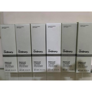 Hộp xấu tinh chất tái tạo bề mặt da retinol 0,5% 30ml