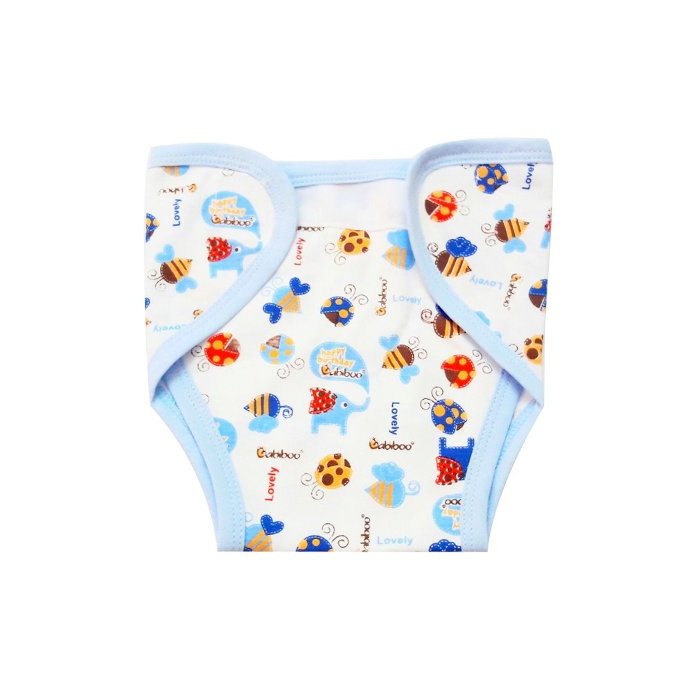 Tã vải dán cotton họa tiết dễ thương BABIBOO - BB82