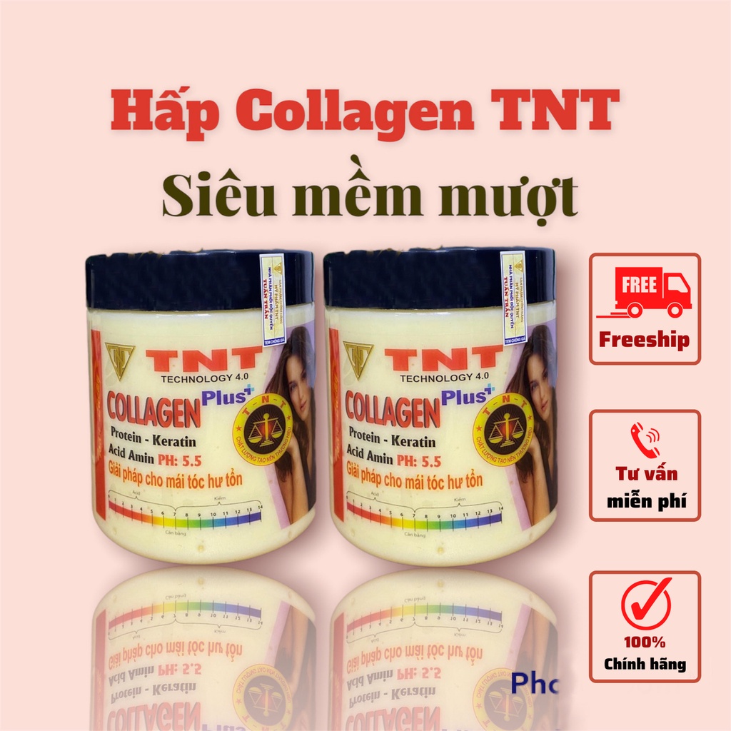 Ủ tóc Collagen TNT, kem ủ tóc phục hồi hư tổn giúp tóc chắc khỏe, mềm mượt ngay lần đầu sử dụng - Shop Hair