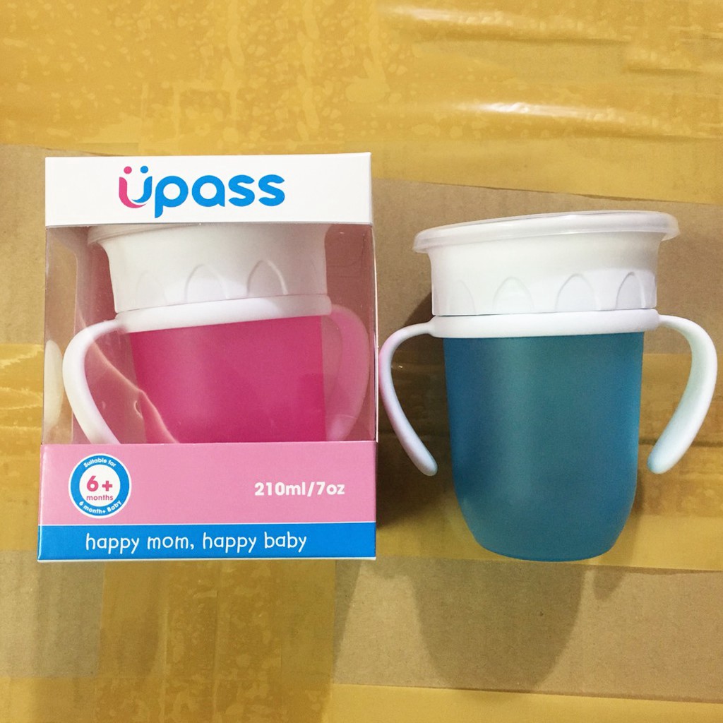 Cốc uống nước chống sặc 360 độ 177ml Upass cho bé từ 6 tháng