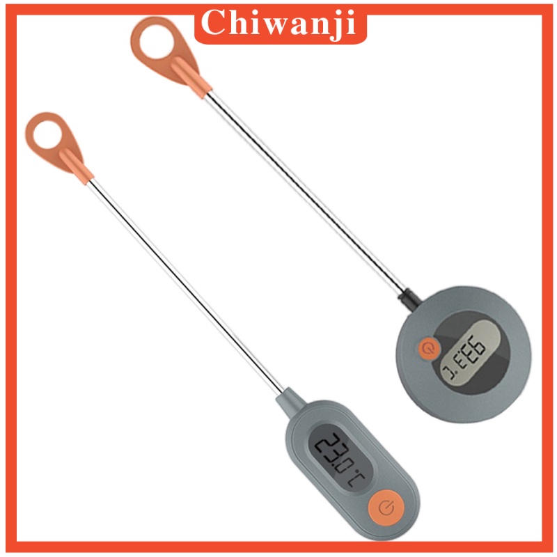 Nhiệt Kế Kỹ Thuật Số Đo Nhiệt Độ Cà Phê Sữa Bằng Thép Không Gỉ 20-250C