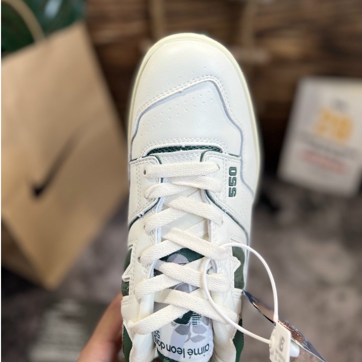 Giày Thể Thao Nam Nữ New Blance, Nb550 EverGreen. Full phụ kiện.
