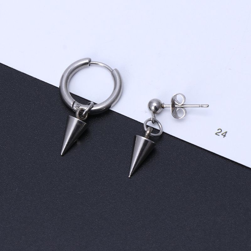 Khuyên tai kim loại phong cách Hàn Quốc cá tính dành cho cả nam và nữ