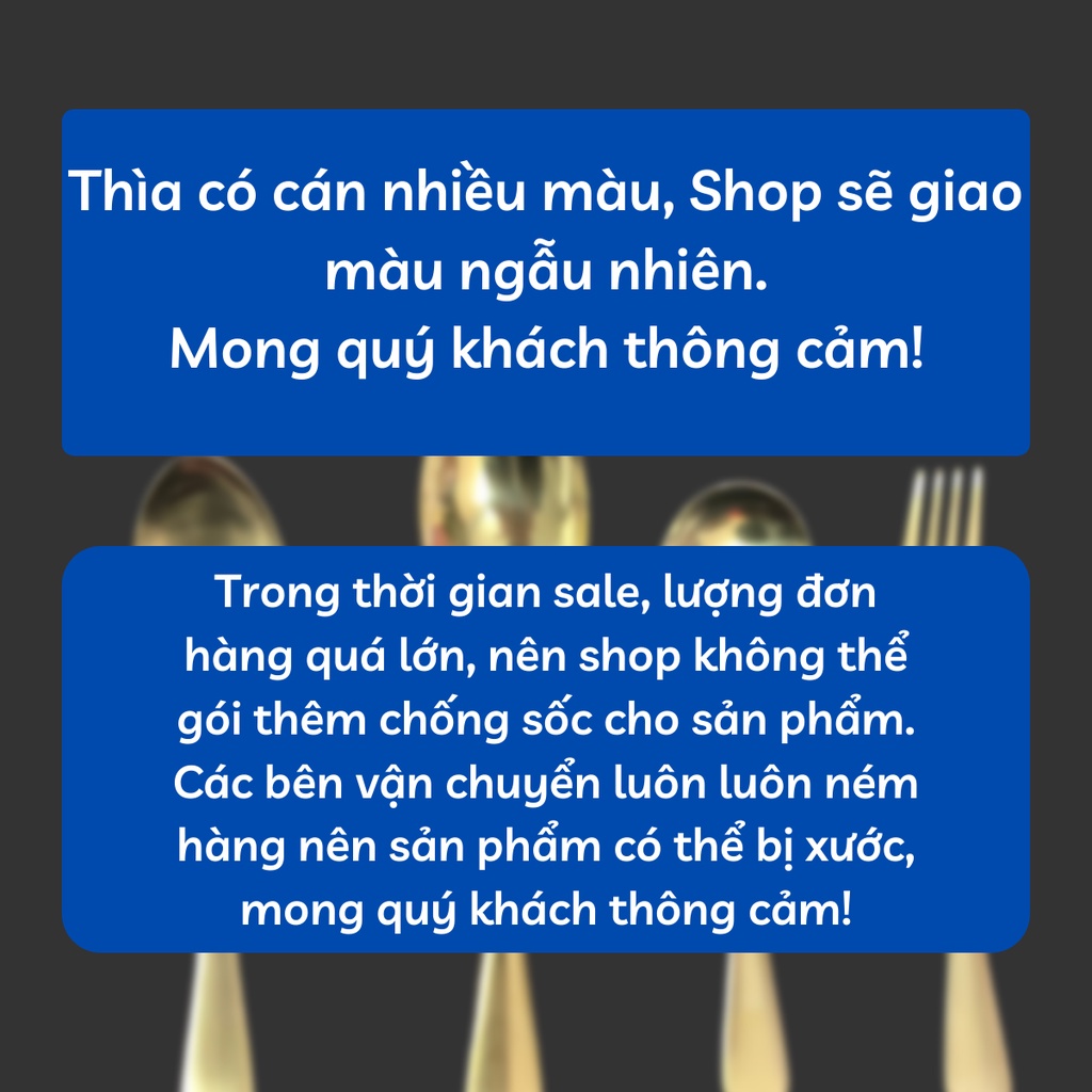 Thìa vàng nhiều size Decor nhỏ nhỏ, xinh xinh