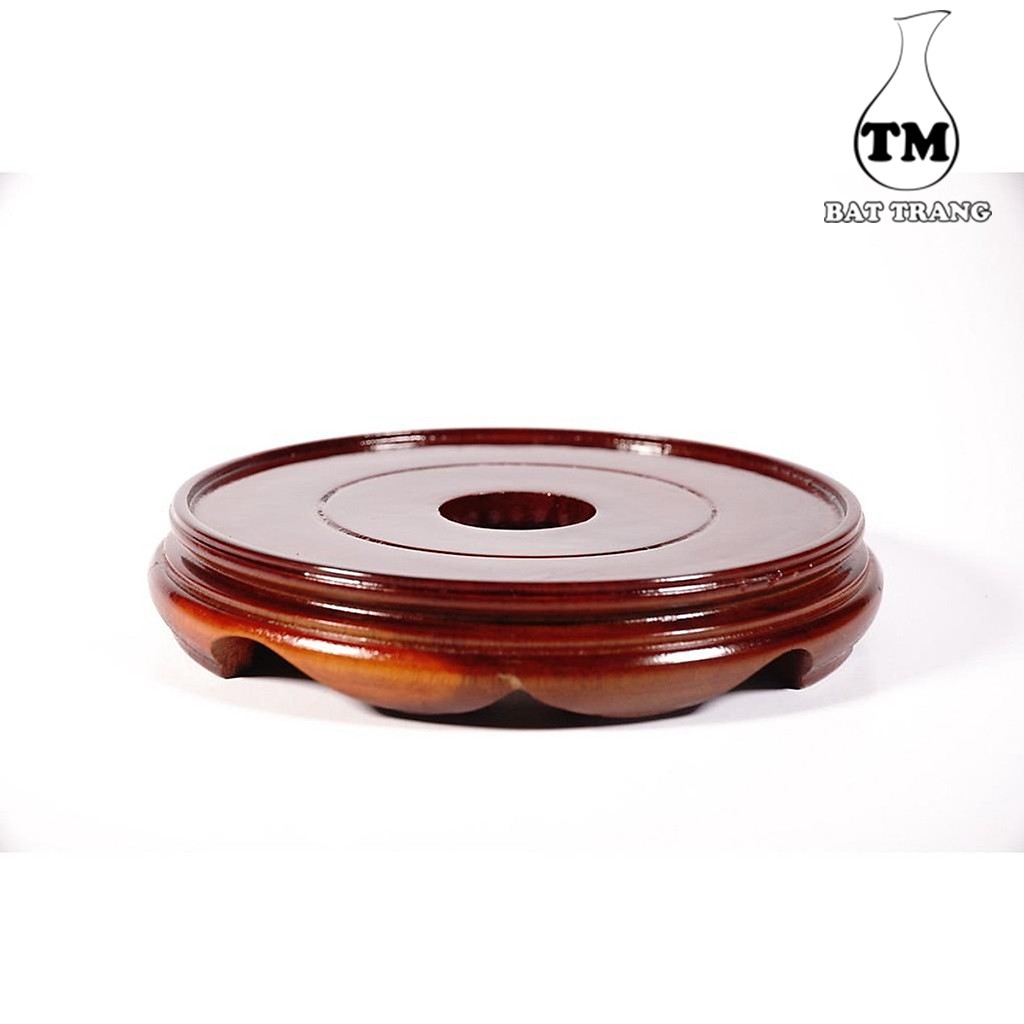 Đôn Gỗ Có Chân Đế Kê Bát Hương Có Lỗ Xưởng Gốm TM Đặt Tượng Thờ, Chậu Cây, Vật Phẩm – Nhiều Kích Cỡ