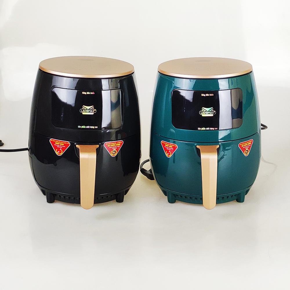 [Chính hãng] Nồi chiên không dầu 7L Ladomax HA-556 lòng nồi chống dính 4.5L, điều khiển cảm ứng, 12 chức năng chiên