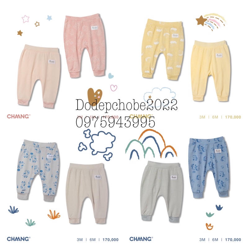 Set 2 quần sơ sinh Chaang - BST sơ sinh Pony&amp;Dino Chaang