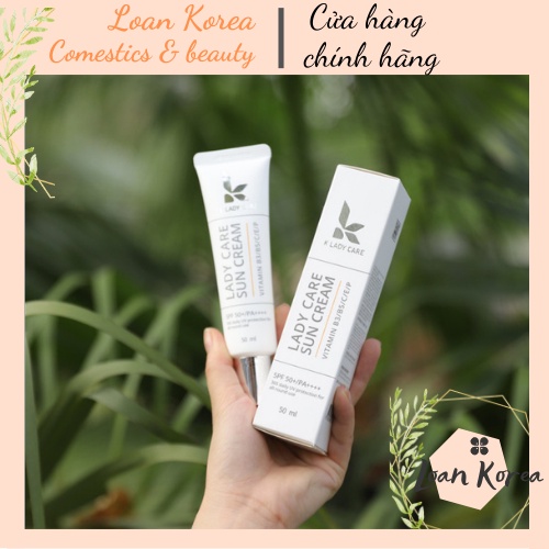 Kem chống nắng K LADY CARE SUN CREAM SPF50 PA++++ 50ml, bảo vệ da toàn diện