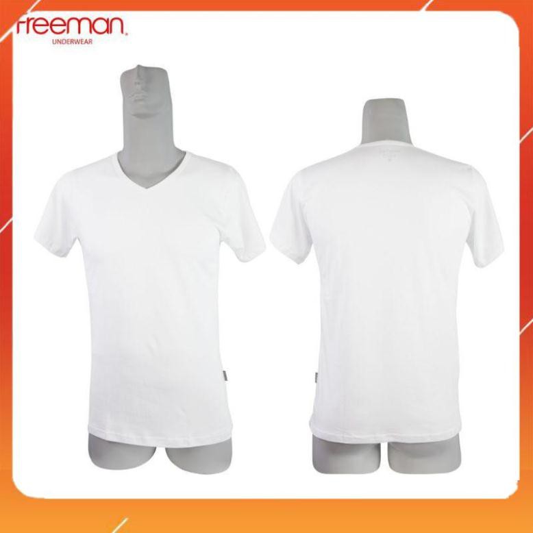Freeman 315,áo thun nam cổ tim mặc lót, thể thao,du lịch,dạo phố