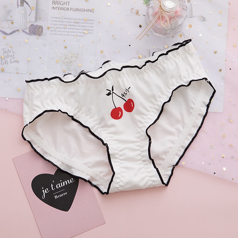 Quần Lót Cotton Nữ In Hình Dâu Tây | BigBuy360 - bigbuy360.vn