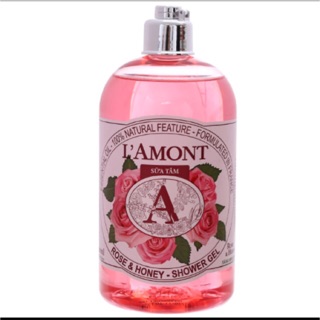 Sữa Tắm L'amont Rose Hương Hoa Hồng chai 500ml