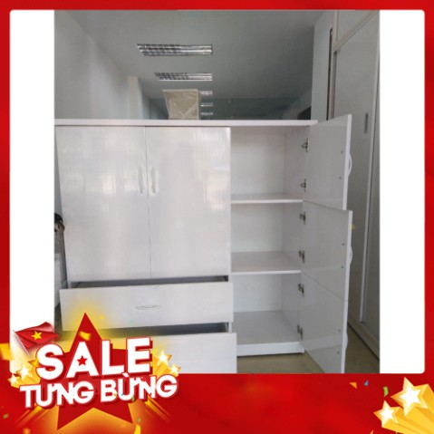NTBN Tủ nhựa đài loan cho bé 3 buồng 6 ngăn Bn09 .