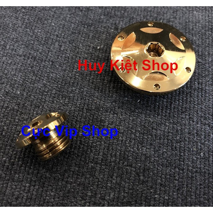 Bộ Nắp Đề Hoa Tuyết Inox Xi Titan, Xi Vàng, Xi Trắng Cho YAMAHA MS2302