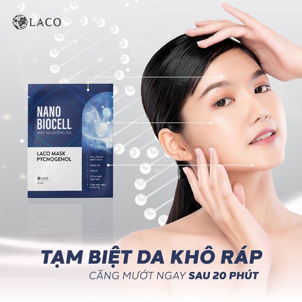 Mặt nạ nano Biocell Laco – Mặt nạ sinh học dưỡng ẩm sáng da ngừa mụn - BÁN HÀNG CHÍNH HÃNG