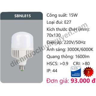 Bóng đèn LED Duhal SBNL815