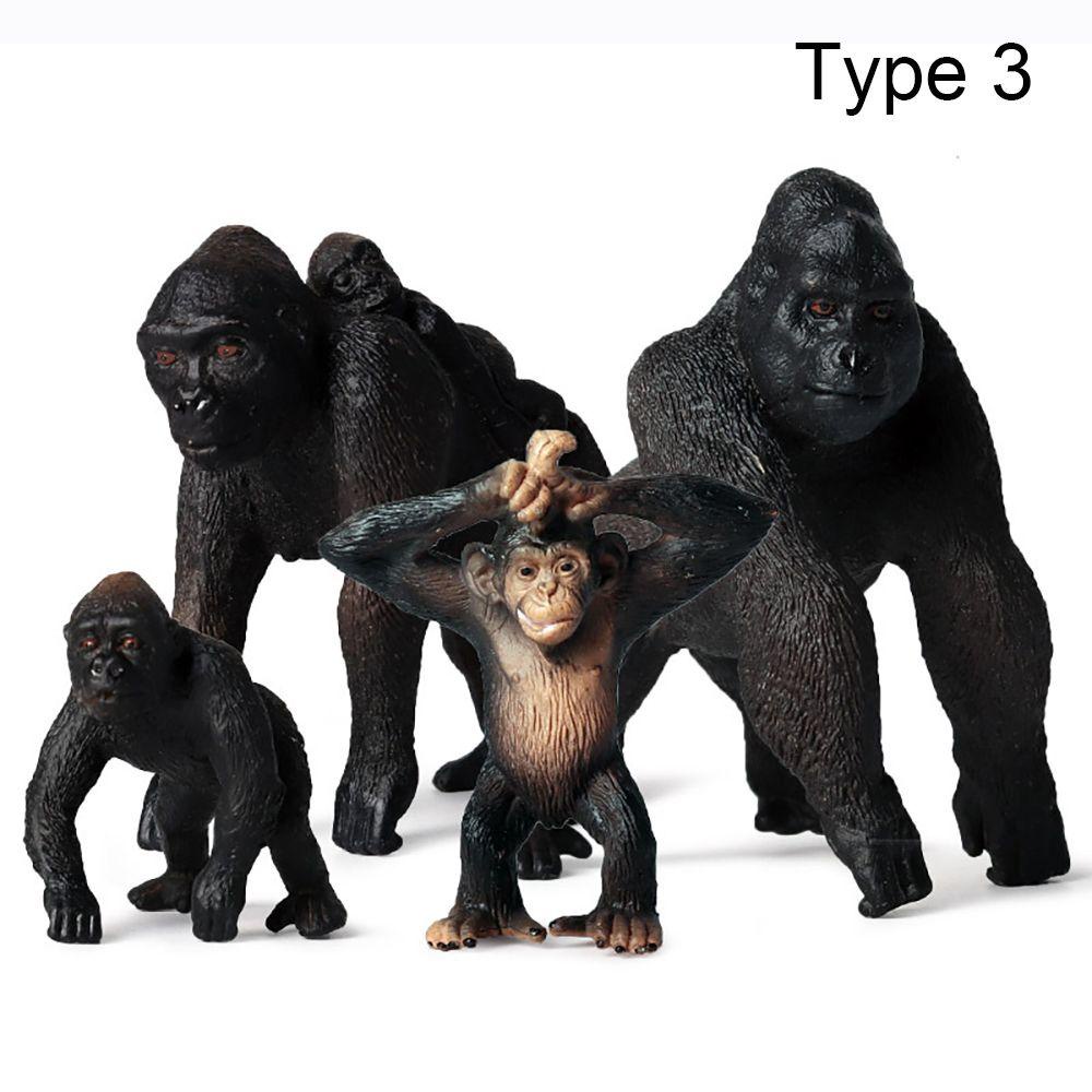 Mô Hình Chimpanzee Sống Động Như Thật Làm Quà Tặng Khoa Học &amp; Tự Nhiên Hoang Dã Giáo Dục Sớm