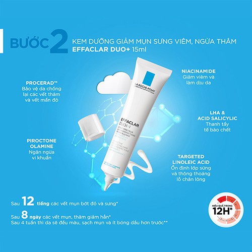 Kem dưỡng da se lỗ chân lông ngừa thâm và mụn La Roche-Posay innovation Effaclar Duo+ 40ml . | BigBuy360 - bigbuy360.vn