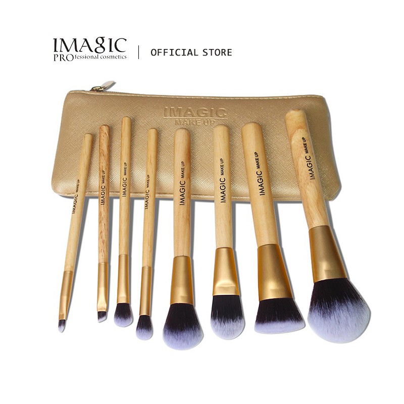 Bộ 8 Cọ Trang Điểm IMAGIC TL-429 Thiết Kế Tiện Dụng 153g