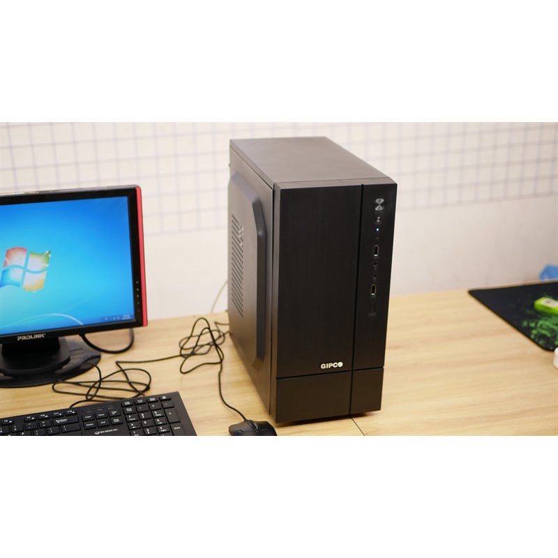 Thùng Máy Tính CPU Ram 4GB Ổ Cứng 500GB sử dụng văn phòng, học tập, lướt web,giải trí cơ bản - Tặng Bàn Phím và Chuột